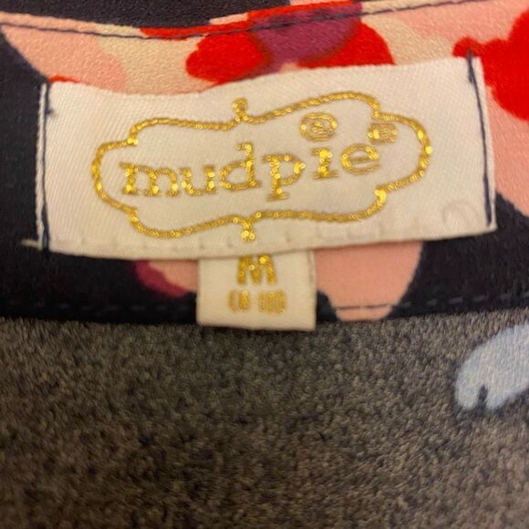 Mudpie‎ Navy Blue Floral Midi Dress - Picture 8 of 11